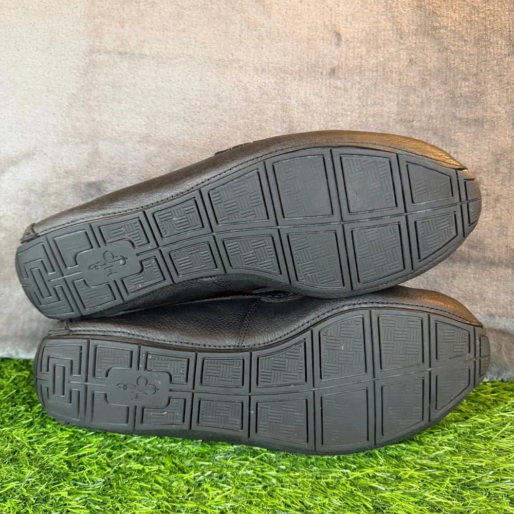 Cole Haan‎ Mens Grant Bit Black Pebbled Leather Driving Loafers C11835 Size 11M